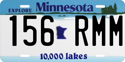MN license plate 156RMM
