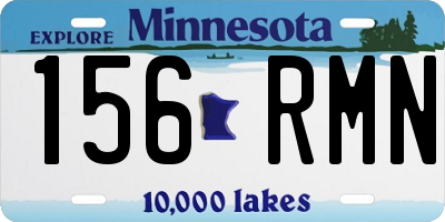 MN license plate 156RMN