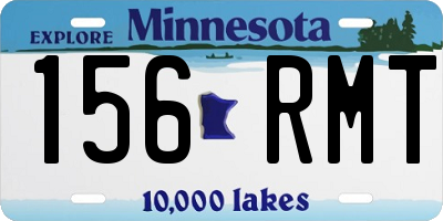 MN license plate 156RMT