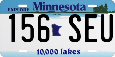 MN license plate 156SEU
