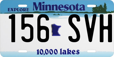 MN license plate 156SVH