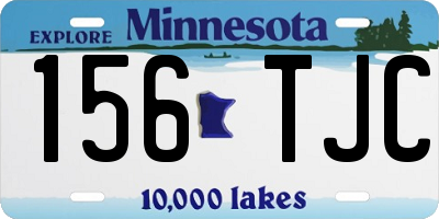 MN license plate 156TJC
