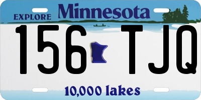 MN license plate 156TJQ