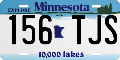 MN license plate 156TJS
