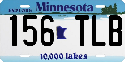 MN license plate 156TLB