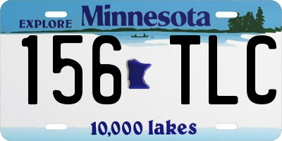 MN license plate 156TLC