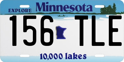 MN license plate 156TLE