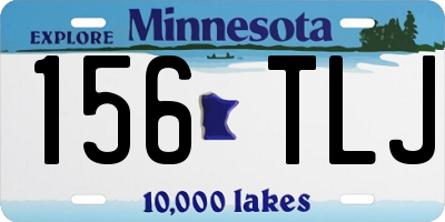 MN license plate 156TLJ