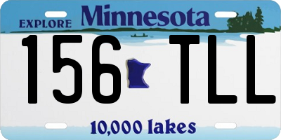 MN license plate 156TLL