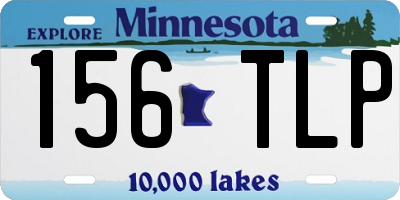 MN license plate 156TLP