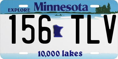 MN license plate 156TLV