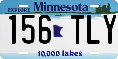 MN license plate 156TLY