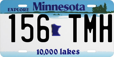 MN license plate 156TMH