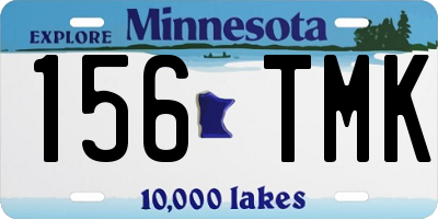 MN license plate 156TMK
