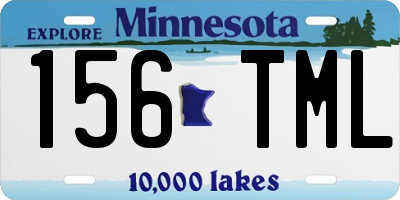 MN license plate 156TML
