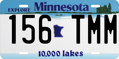 MN license plate 156TMM