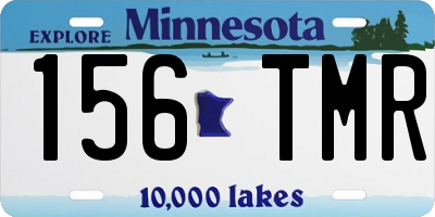 MN license plate 156TMR