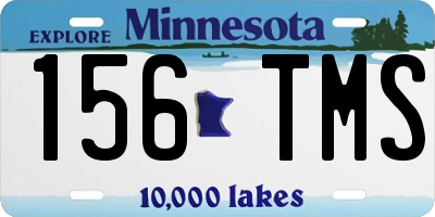 MN license plate 156TMS