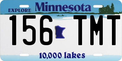 MN license plate 156TMT
