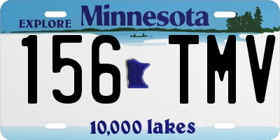 MN license plate 156TMV