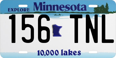 MN license plate 156TNL