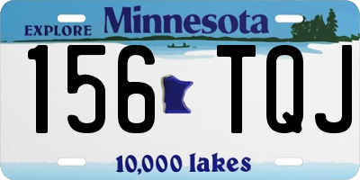 MN license plate 156TQJ