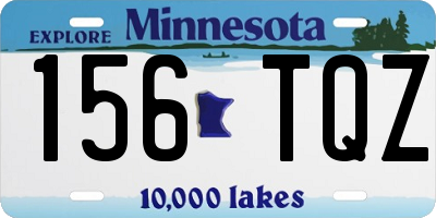 MN license plate 156TQZ