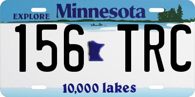 MN license plate 156TRC