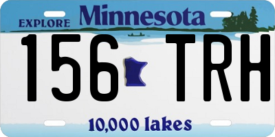 MN license plate 156TRH