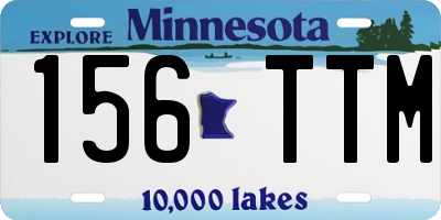 MN license plate 156TTM