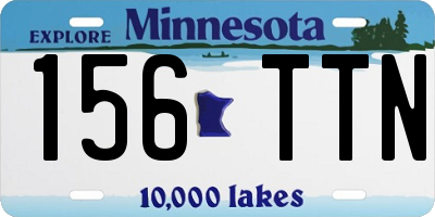 MN license plate 156TTN