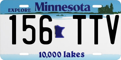 MN license plate 156TTV