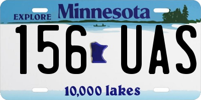 MN license plate 156UAS