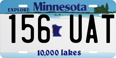 MN license plate 156UAT