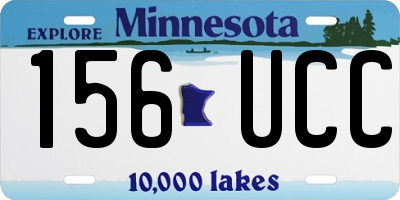 MN license plate 156UCC