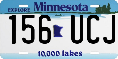 MN license plate 156UCJ