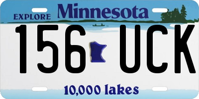 MN license plate 156UCK