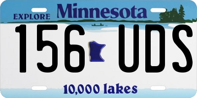 MN license plate 156UDS