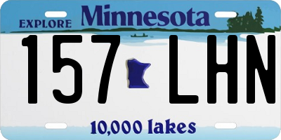 MN license plate 157LHN