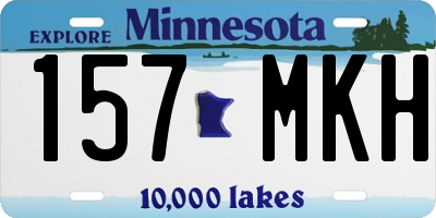 MN license plate 157MKH
