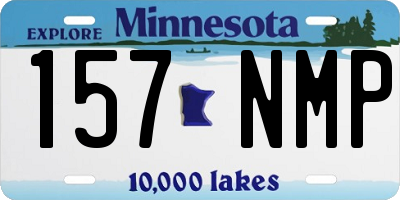 MN license plate 157NMP