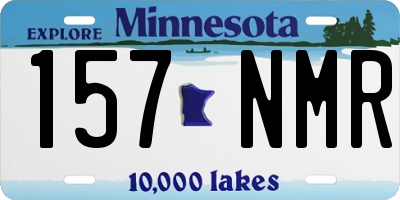MN license plate 157NMR