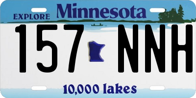 MN license plate 157NNH