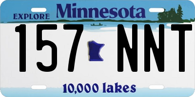 MN license plate 157NNT