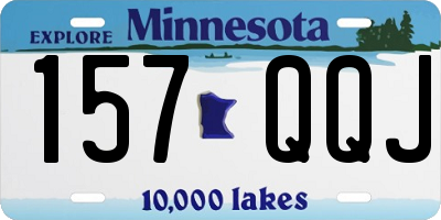 MN license plate 157QQJ
