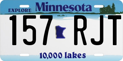 MN license plate 157RJT