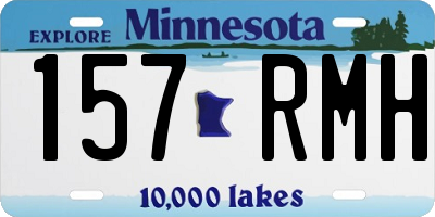 MN license plate 157RMH