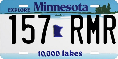 MN license plate 157RMR