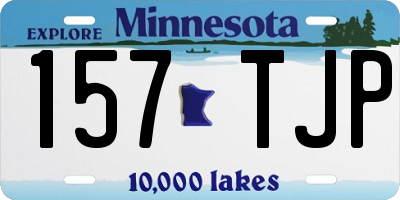 MN license plate 157TJP