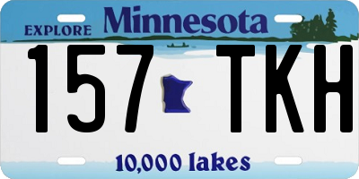 MN license plate 157TKH